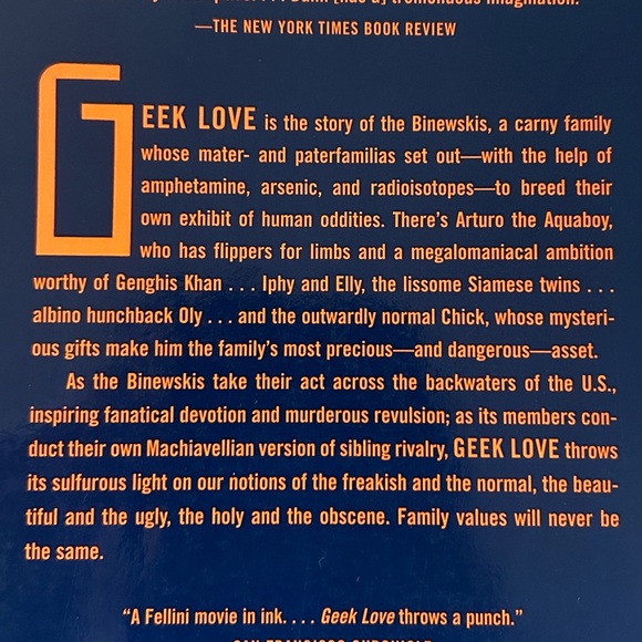 🎉 2/$15 ‘GEEK LOVE’ NOVEL BY KATHERINE DUNN VINTAGE - Picture 3 of 8